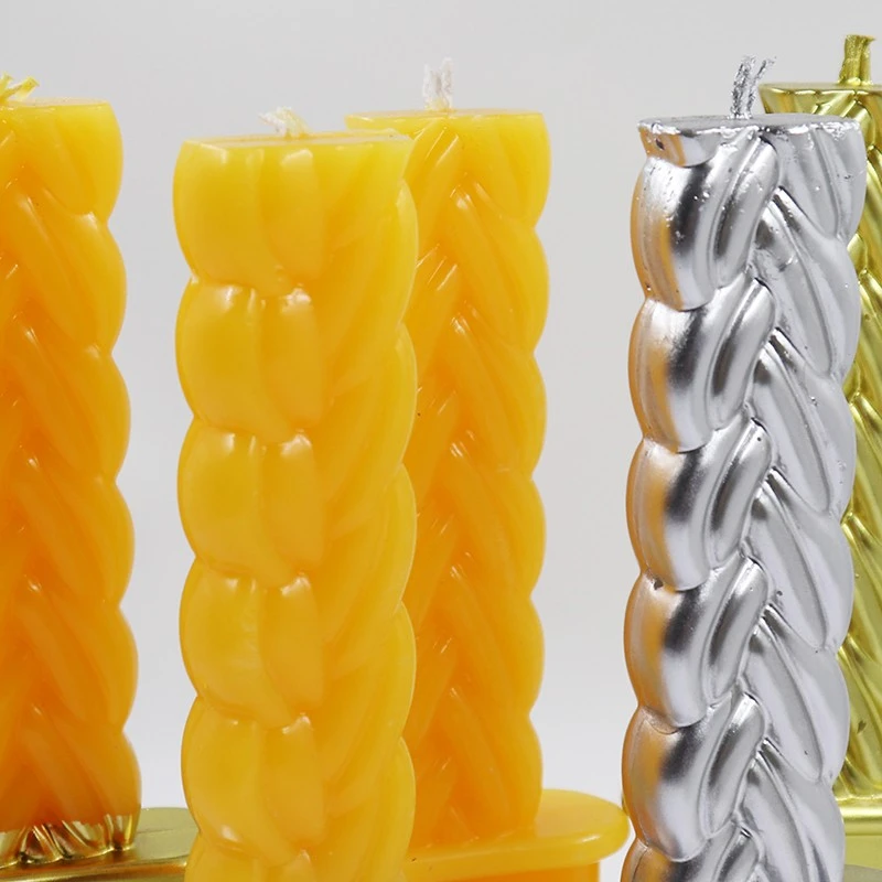 Beeswax Shabbat Candles factory
